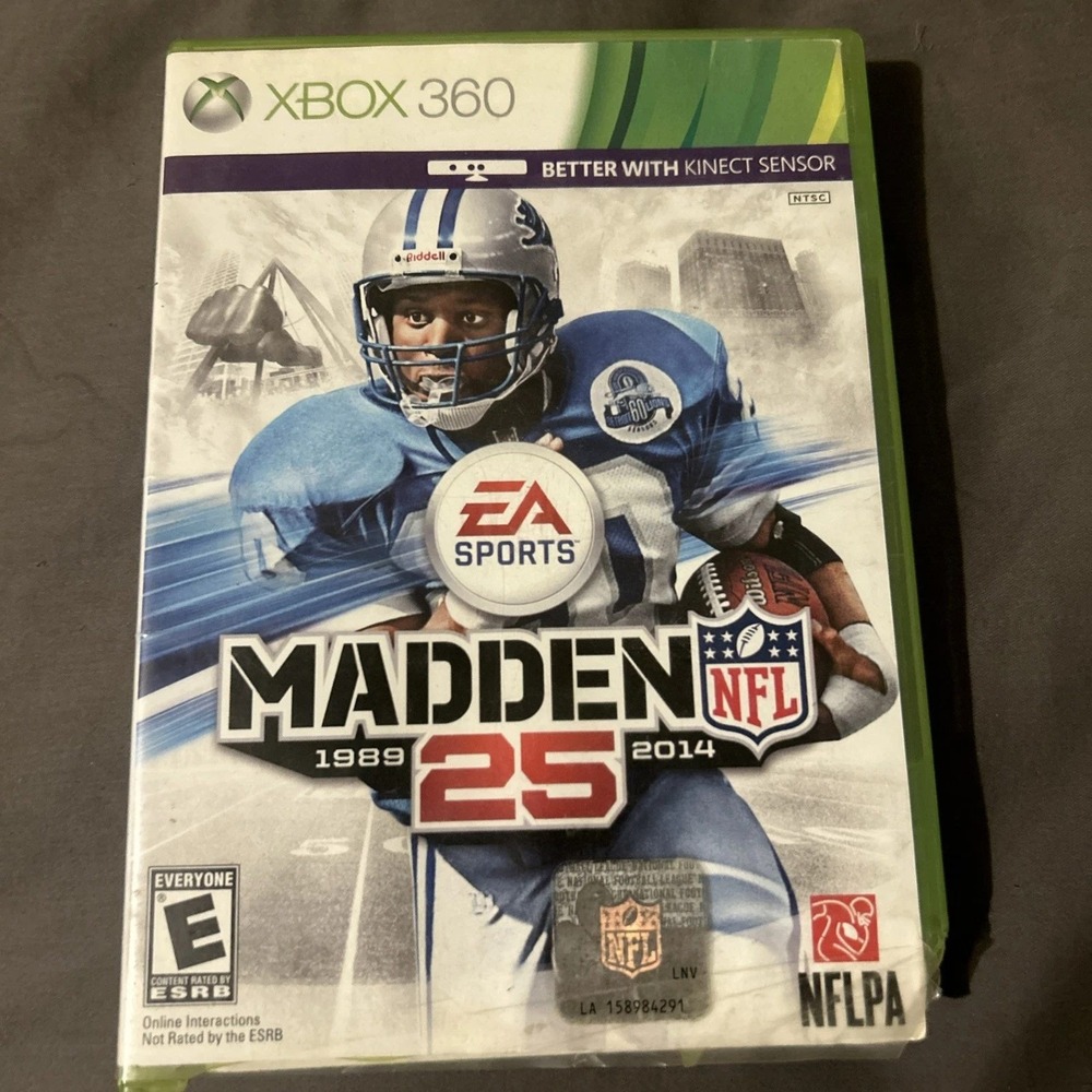 EA Sports Madden NFL 25 Xbox 360 Barry Sanders 25th Anniversary Edition 2013